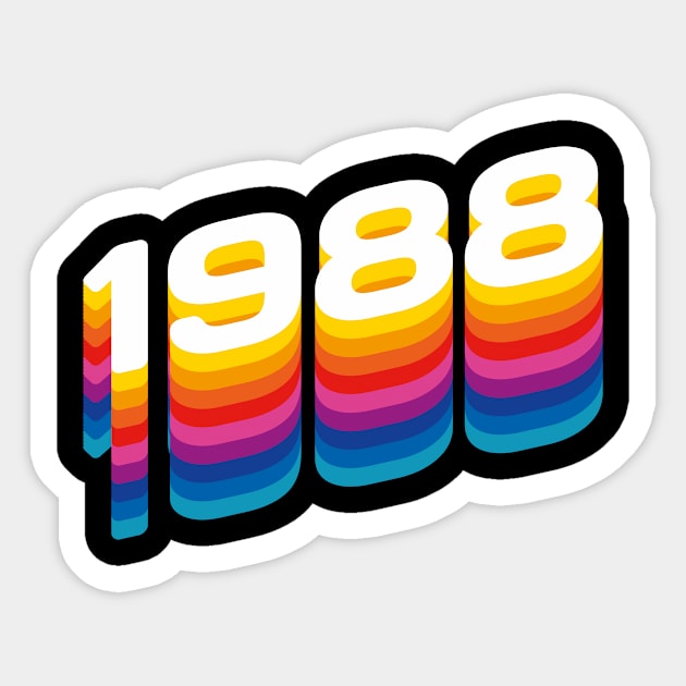 1988 Sticker by Jennifer